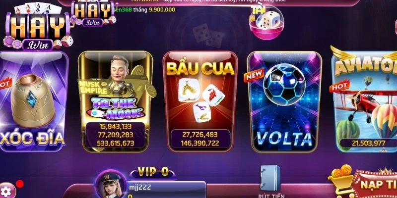 Bầu cua Haywin thu vận may với game trực tuyến mọi lúc mọi nơi