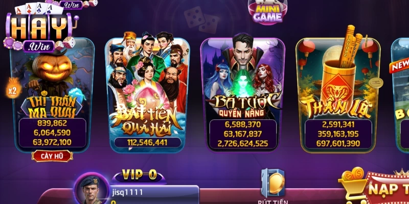 Khám phá trò chơi quay slot Haywin đặc sắc với nhiều phần thưởng hấp dẫn